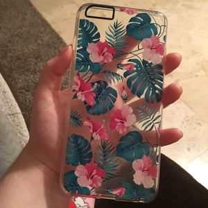 NWOT Tropical Hibiscus iPhone 6/6s Plus Case 🌺